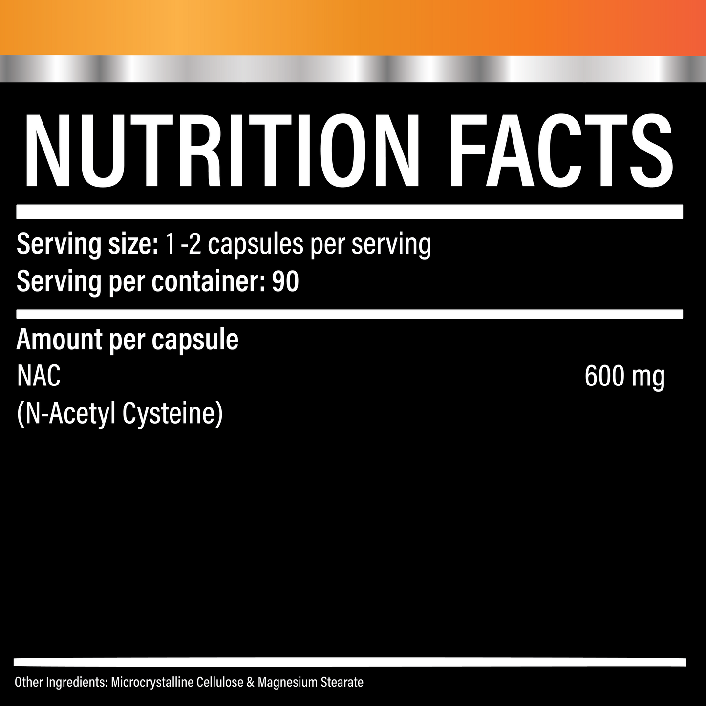 NAC  (N-Acetyl Cysteine)